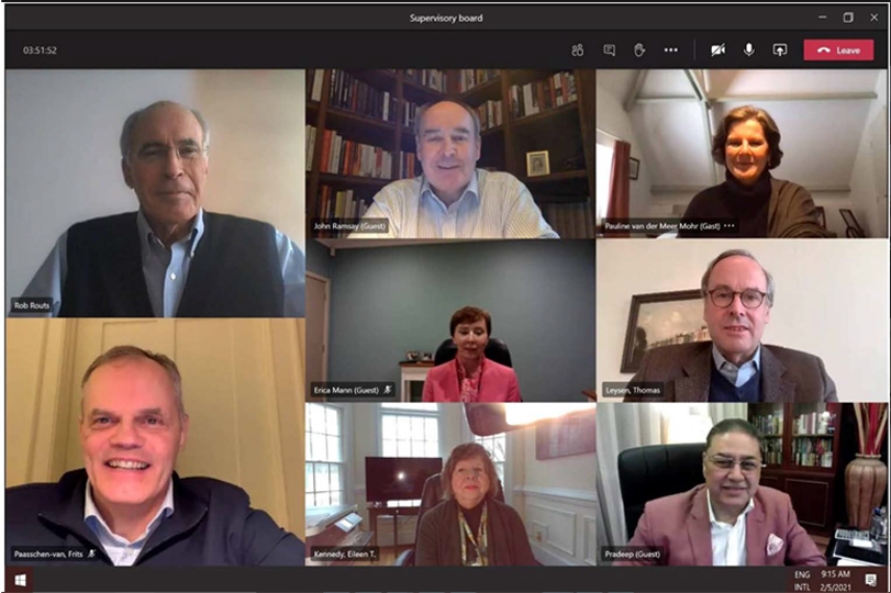 Supervisory board in webinar (photo)