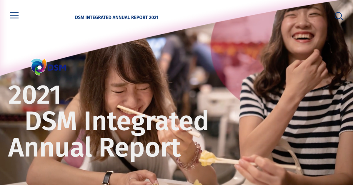  DSM Integrated Annual Report 2021 Motiv 